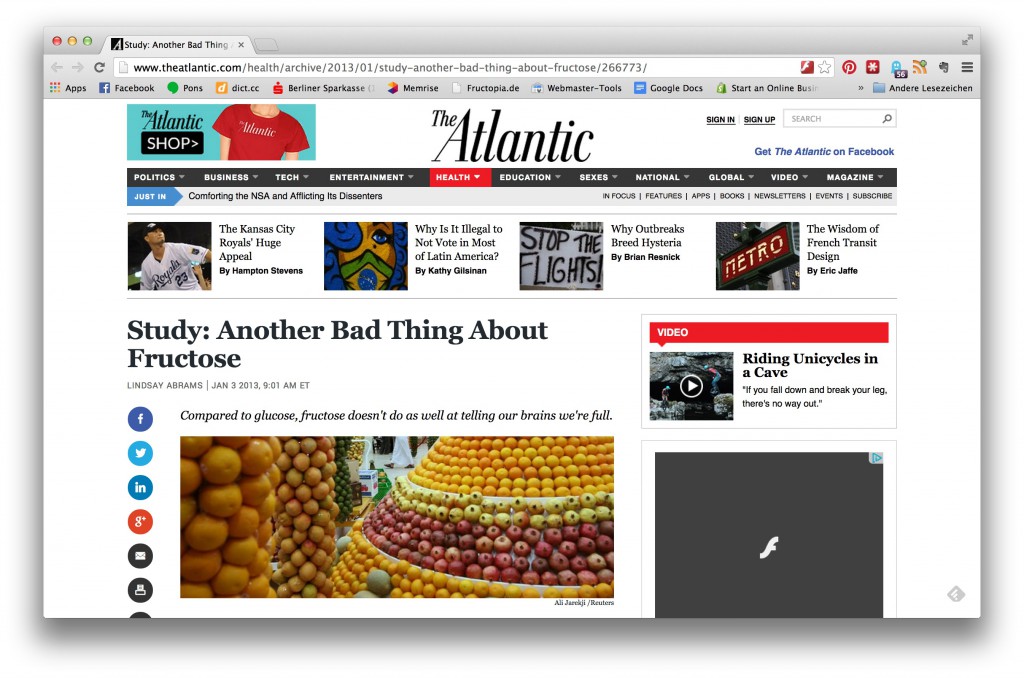 Research on Fructose: Why its good that fructose is bad for us // Recherche über Fructose: Warum es gut ist, dass Fructose schlecht für uns ist // Fructopia.de