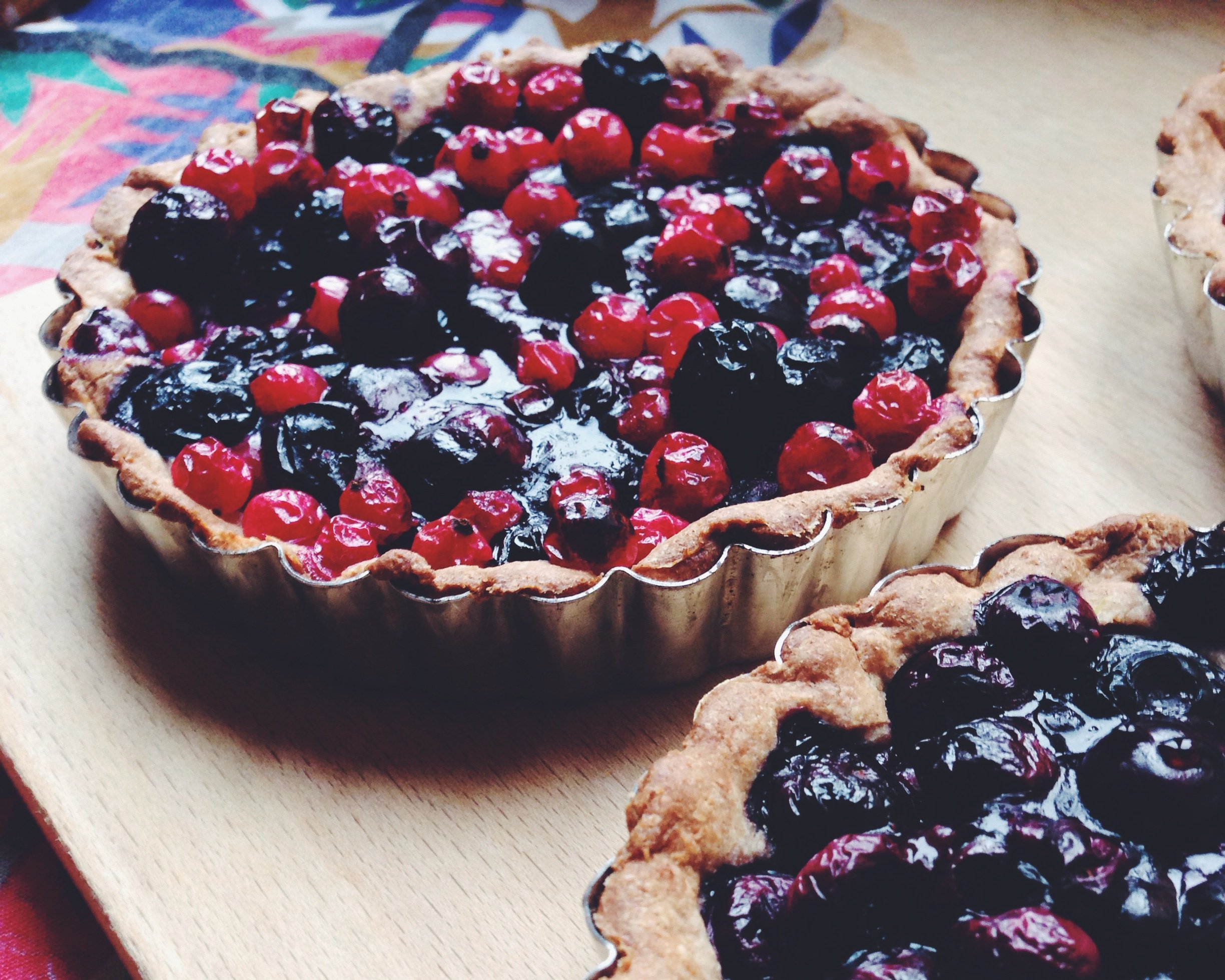 Fructose Free Blueberry Spelt Pie (Sugar Free)