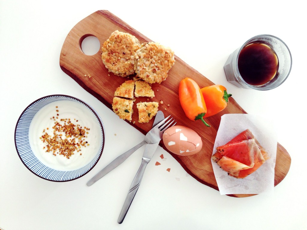 Brunch for one: Fructose friendly and gluten free millet patties // Brunch mal eins: Fructosearme und gluten-freie Hirse-Bratlinge // Fructopia.de