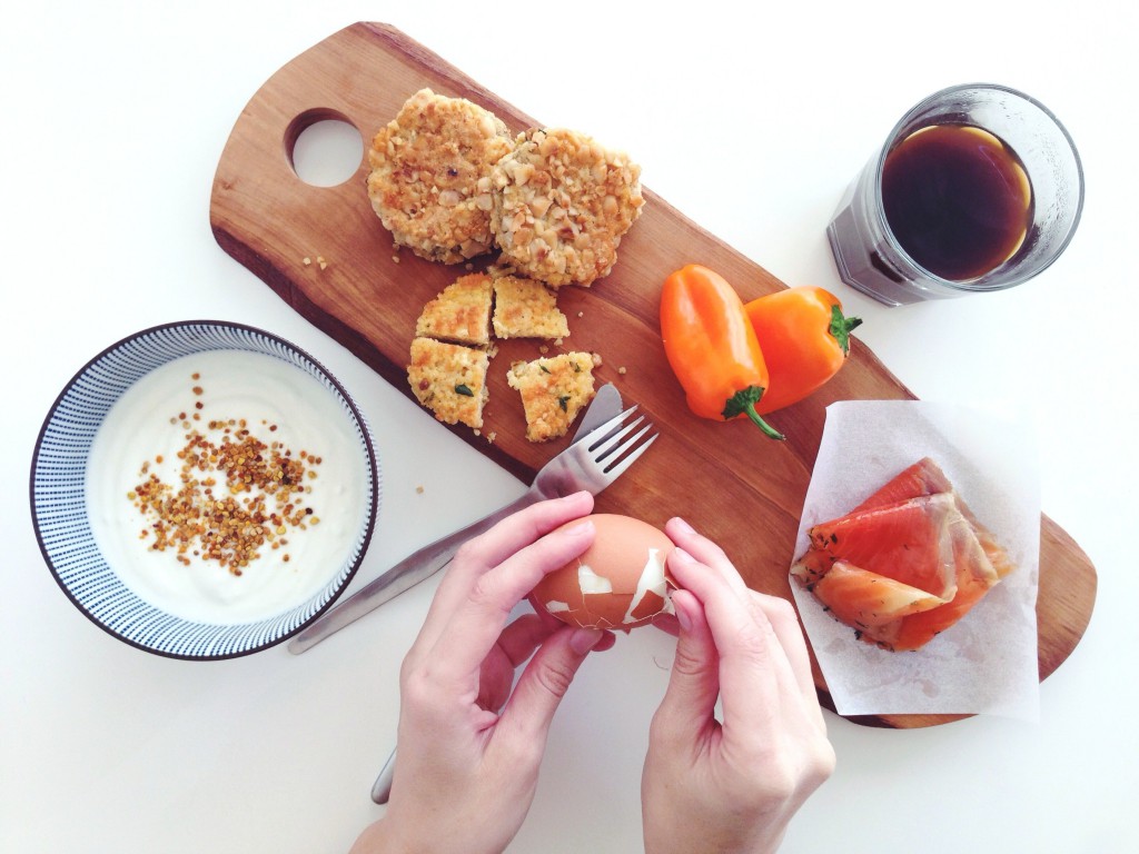 Brunch for one: Fructose friendly and gluten free millet patties // Brunch mal eins: Fructosearme und gluten-freie Hirse-Bratlinge // Fructopia.de