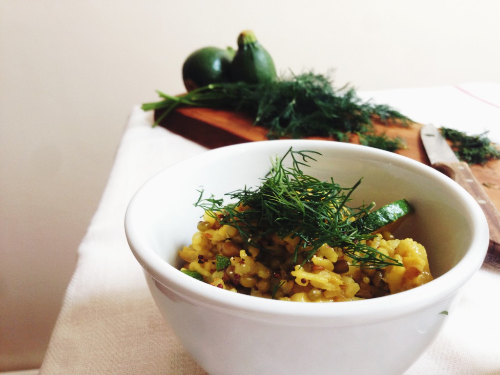 Heal your guts with this fodmap friendly ayurveda rice bowl // Fructosefreies Heilfasten mit ayurvedischem Kitchari // Fructopia.de