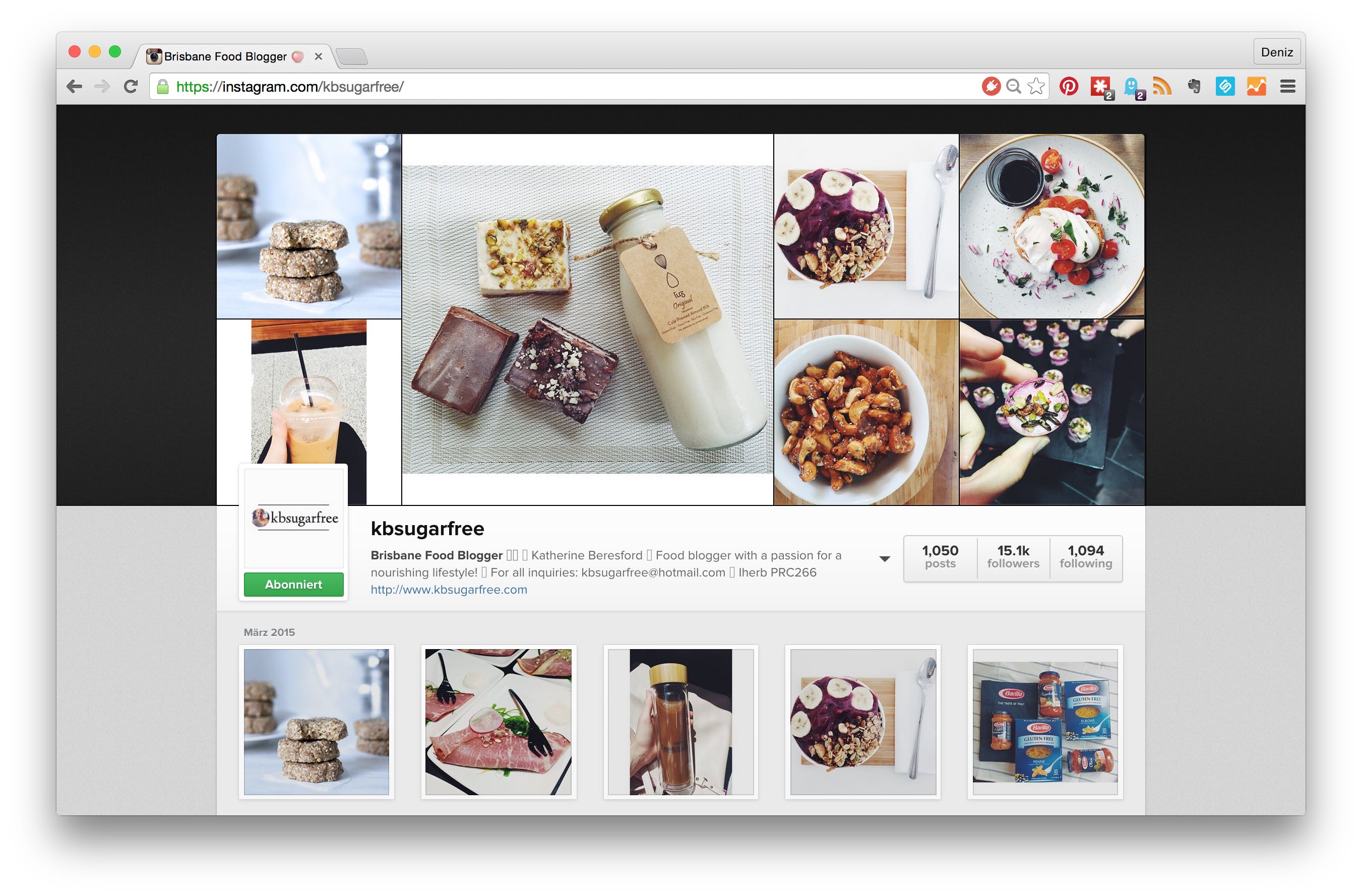 The top 5 sugar free instagram feeds you should follow // Die Top 5 zuckerfreien Instagram-Feeds, denen Du folgen solltest! // by fructopia.de